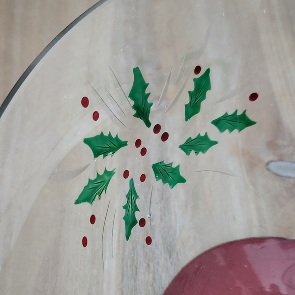 🎄 Gorham Crystal Festive Holiday Bowl – 8.5”, With Box, Christmas Elegance - Picture 6 of 16